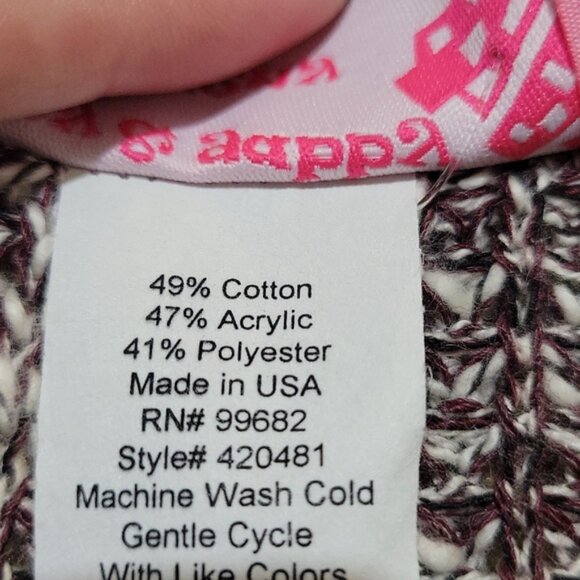 NWT Alley & Gabby Knit Sweater Bow Tie Statement Sleeves - Picture 9 of 9